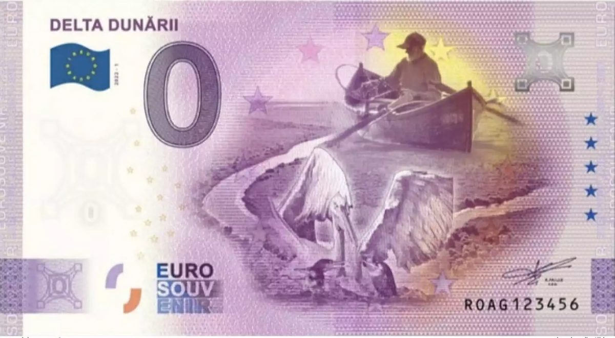 Billet touristique Souvenir 2022 Roumanie Delta Dunarii