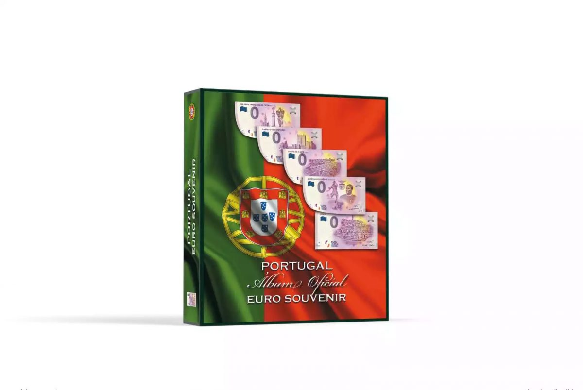 ABAFIL Album vide "drapeau" pour les billets 0 € Souvenir Portugal