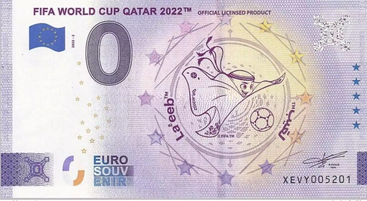 Billet touristique Souvenir 2022 Allemagne FIFA World Cup Qatar 2022TM (2)