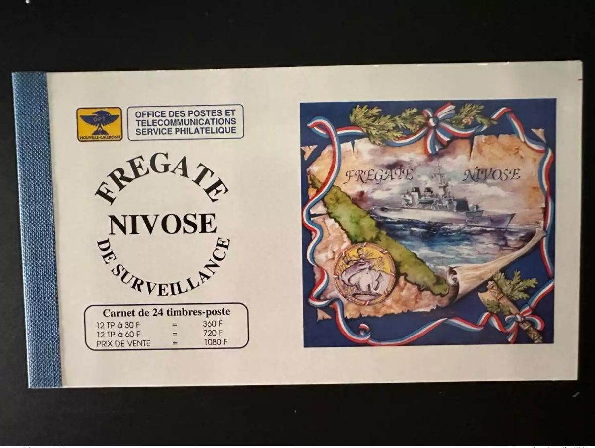 New Caledonia 1994 YT n° C668 Carnet Frigate surveillance Nivose Boat