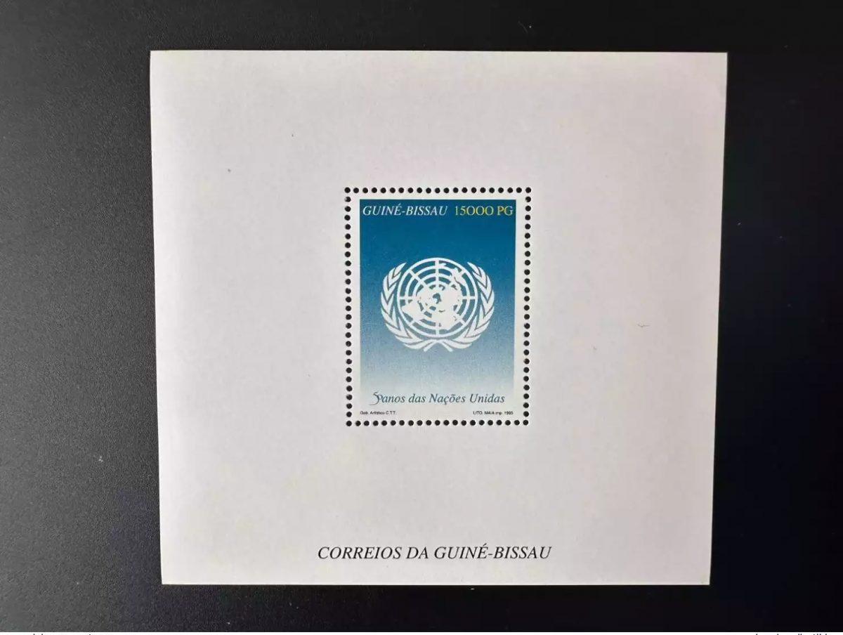 Guinée Bissau 1995 Mi. Bl. 296 50 anos das Naçoes Unidas UN United Nations ONU