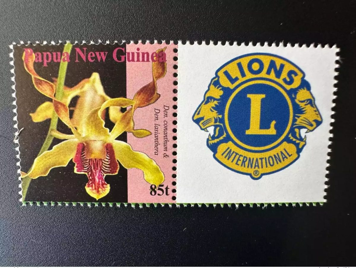 Papua New Guinea PNG 2007 Mi. 1244 Lions Club International Orchidée Flowers 1v.