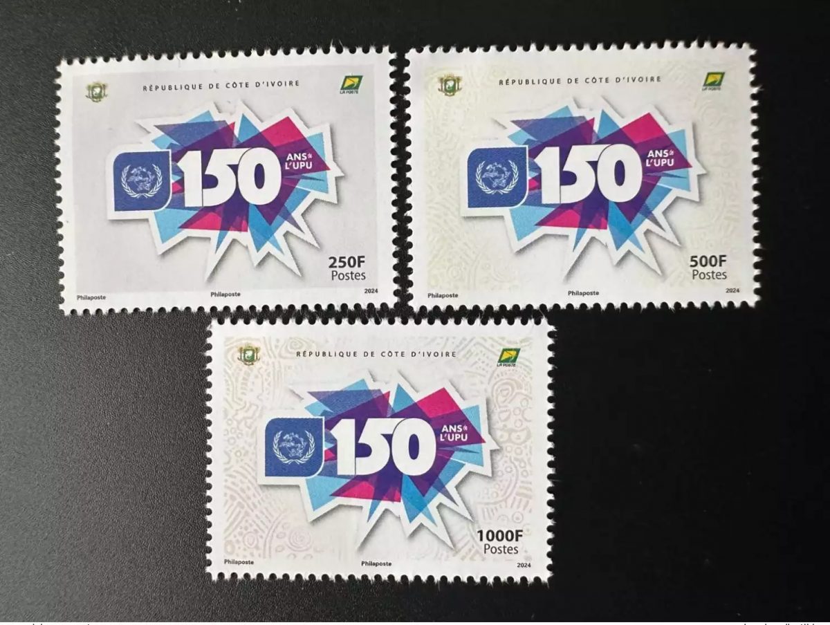Côte d'Ivoire 2024 Mi. ? 150 ans UPU Union Postale Universelle Universal Postal