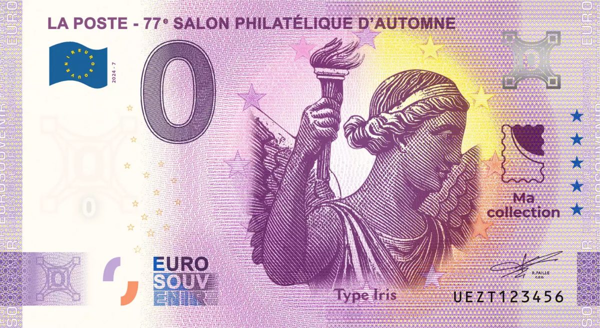 La Poste - 77. Herbst-Briefmarkensalon "Typ Iris"