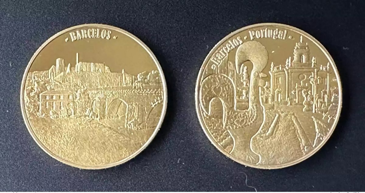 “Barcelos - Portugal” souvenir medal