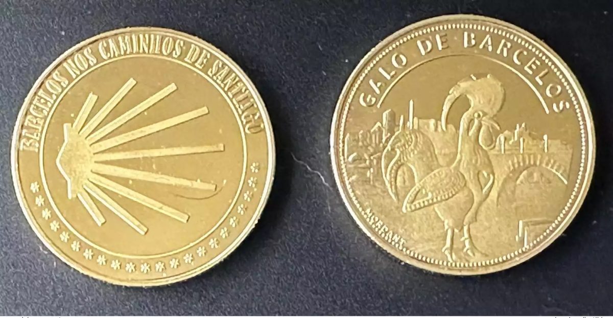 “Barcelos - Galo & Caminhos de Santiago” souvenir medal