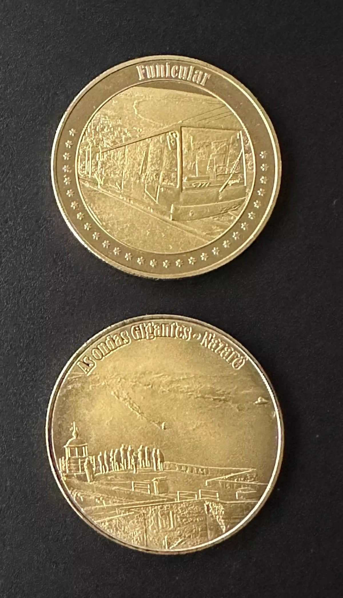 Medalha Souvenir "Nazaré Ondas / Funicular"