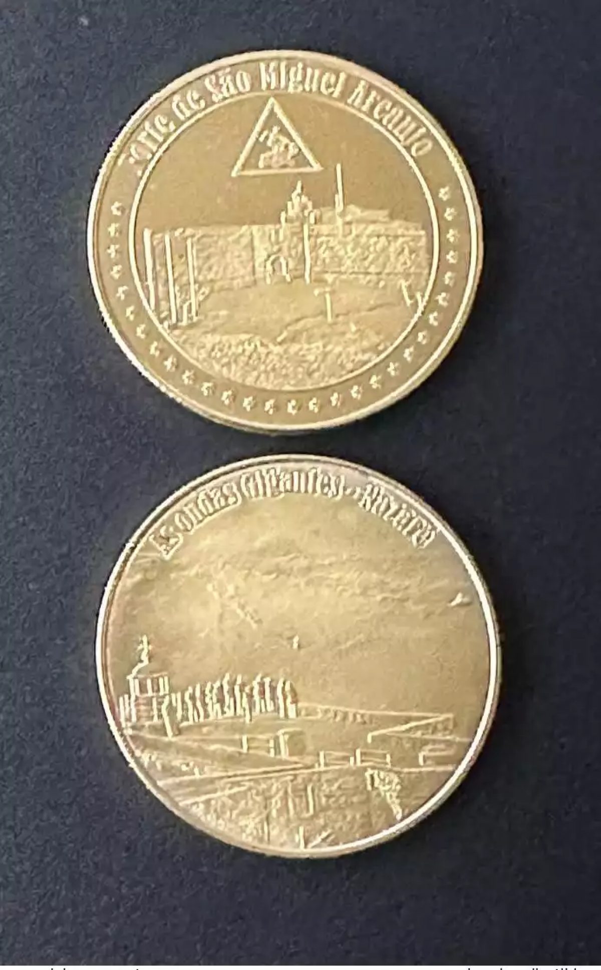 “Nazaré Ondas/Forte S. Miguel” souvenir medal