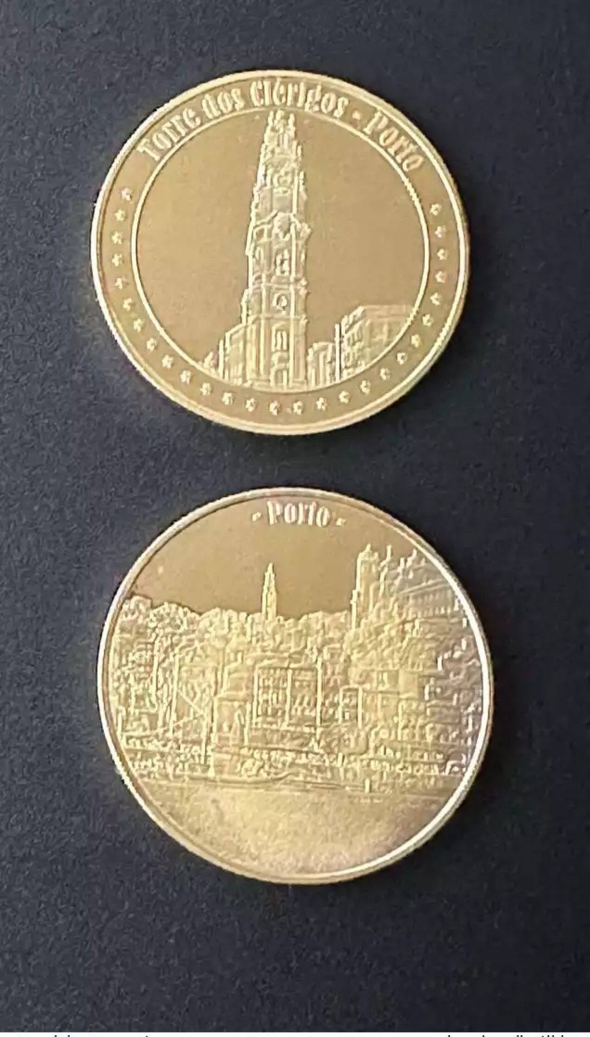 “Porto - Ribeira & Torre dos Clérigos” souvenir medal