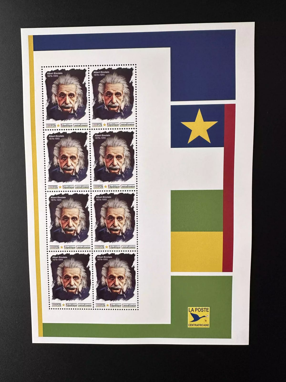 Centrafricaine Central Africa 2023 Mi. 16031 Personalized Albert Einstein