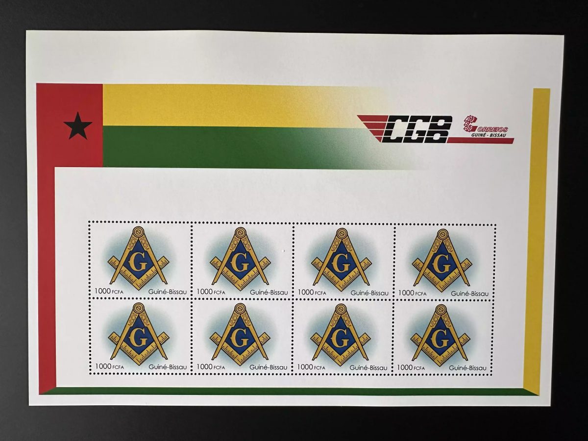 Guinea Bissau 2023 Mi. ? Personalized franc-maçons Freimaurer freemasonry