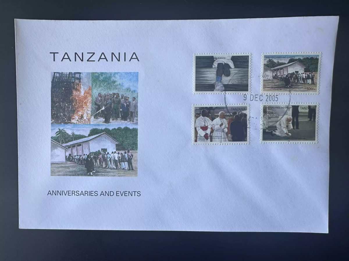 Tanzania 2005 Mi. 4331 - 4334 FDC 1er jour Events Pope John Paul II Jean Pape