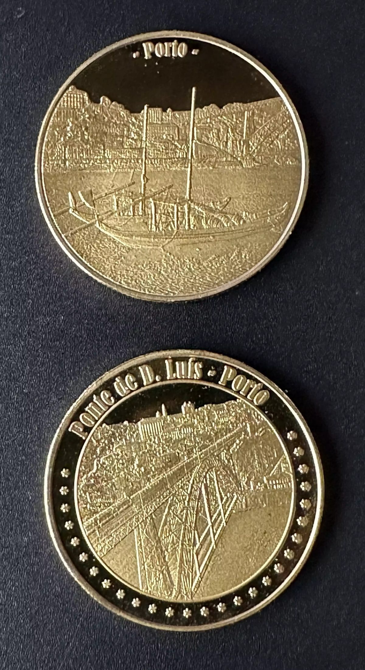 Souvenir Coin "Porto - Ponte de D. Luis"