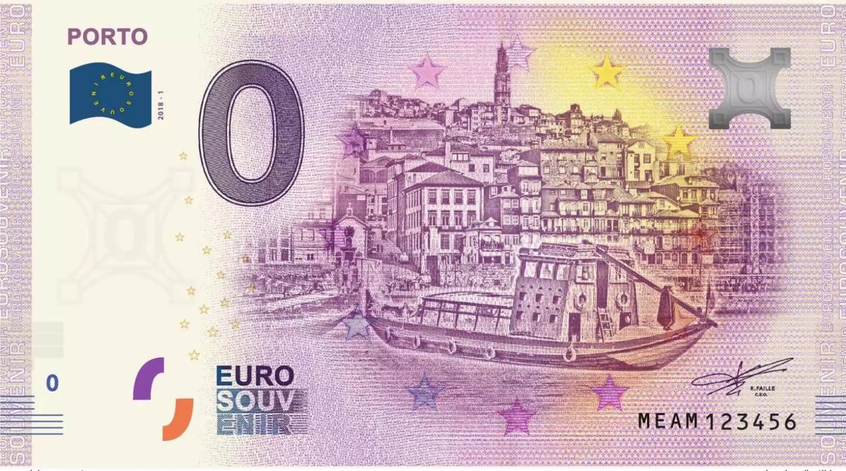 Billet touristique Souvenir 2018 Portugal Porto