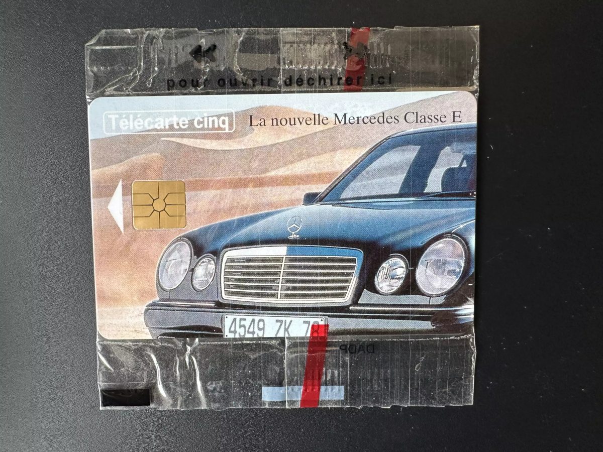 Télécarte France 1995 5U - Tirage 8000 - nouvelle Mercedes Classe E sous blister