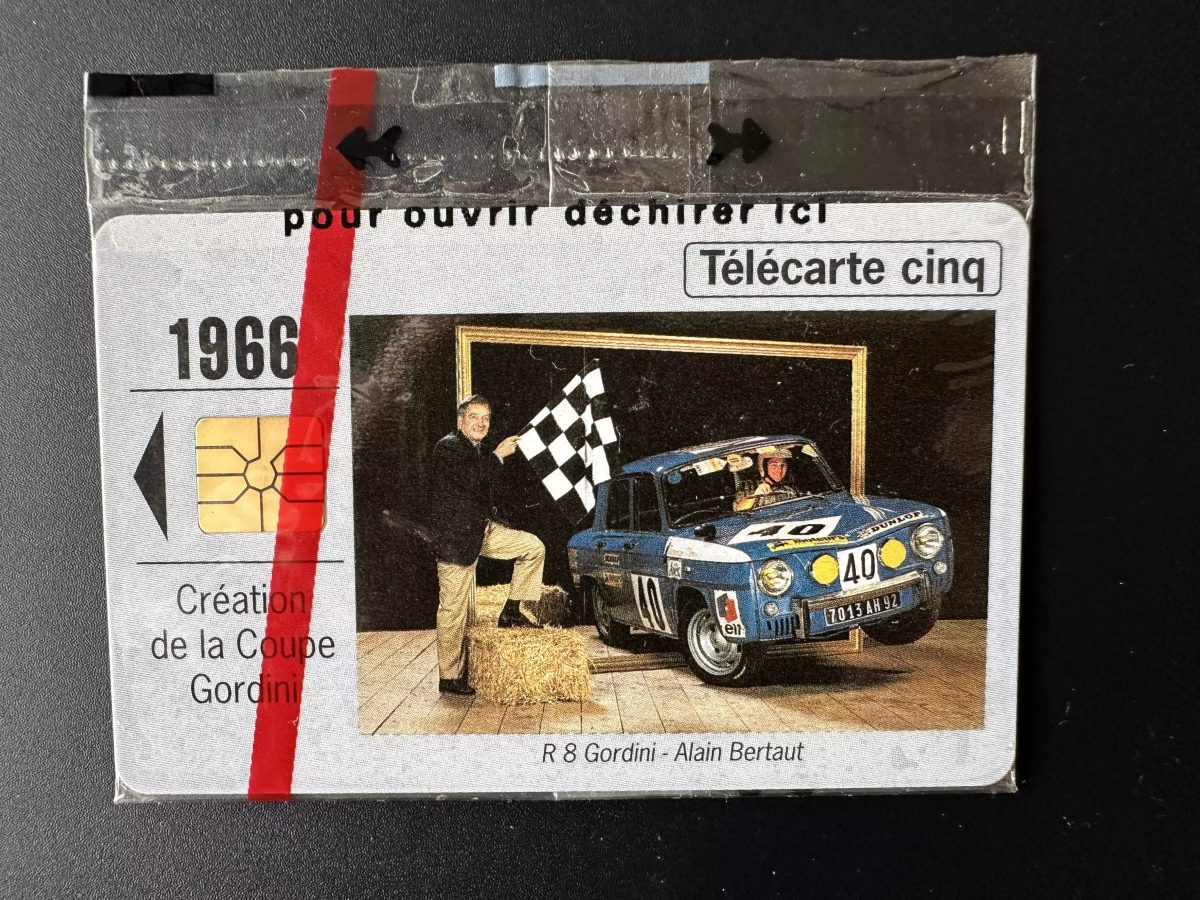 Télécarte France 1994 5U - Tirage 25000 ex - Renault R 8 Gordini sous blister