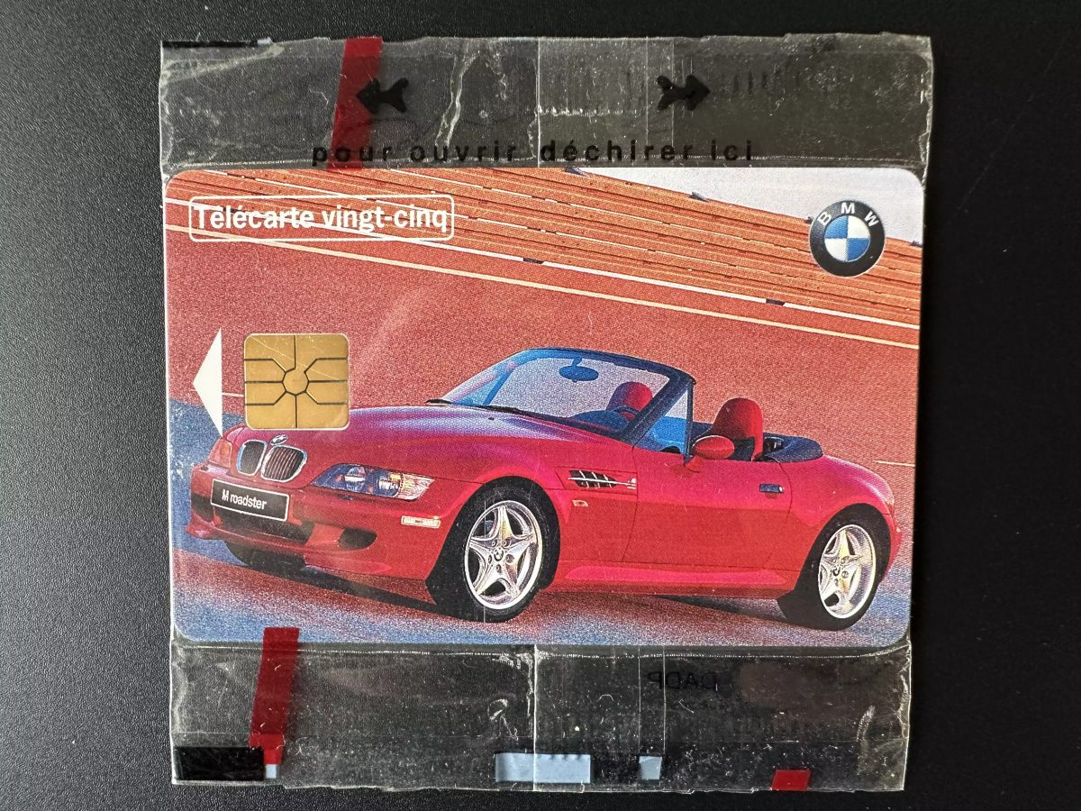 Télécarte France 1997 25U - Tirage 6000 ex - BMW Z3 M sous blister