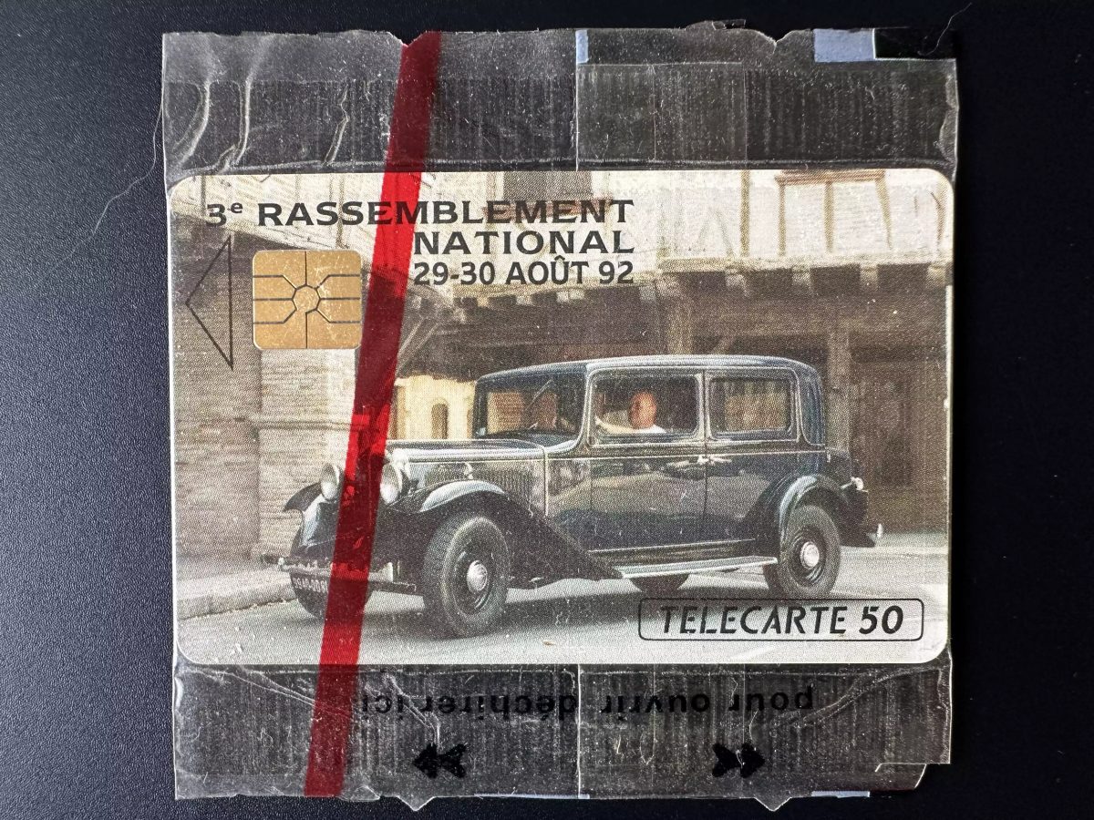 Télécarte France 1992 50U - Tirage 11000 ex - Rassemblement Renault sous blister