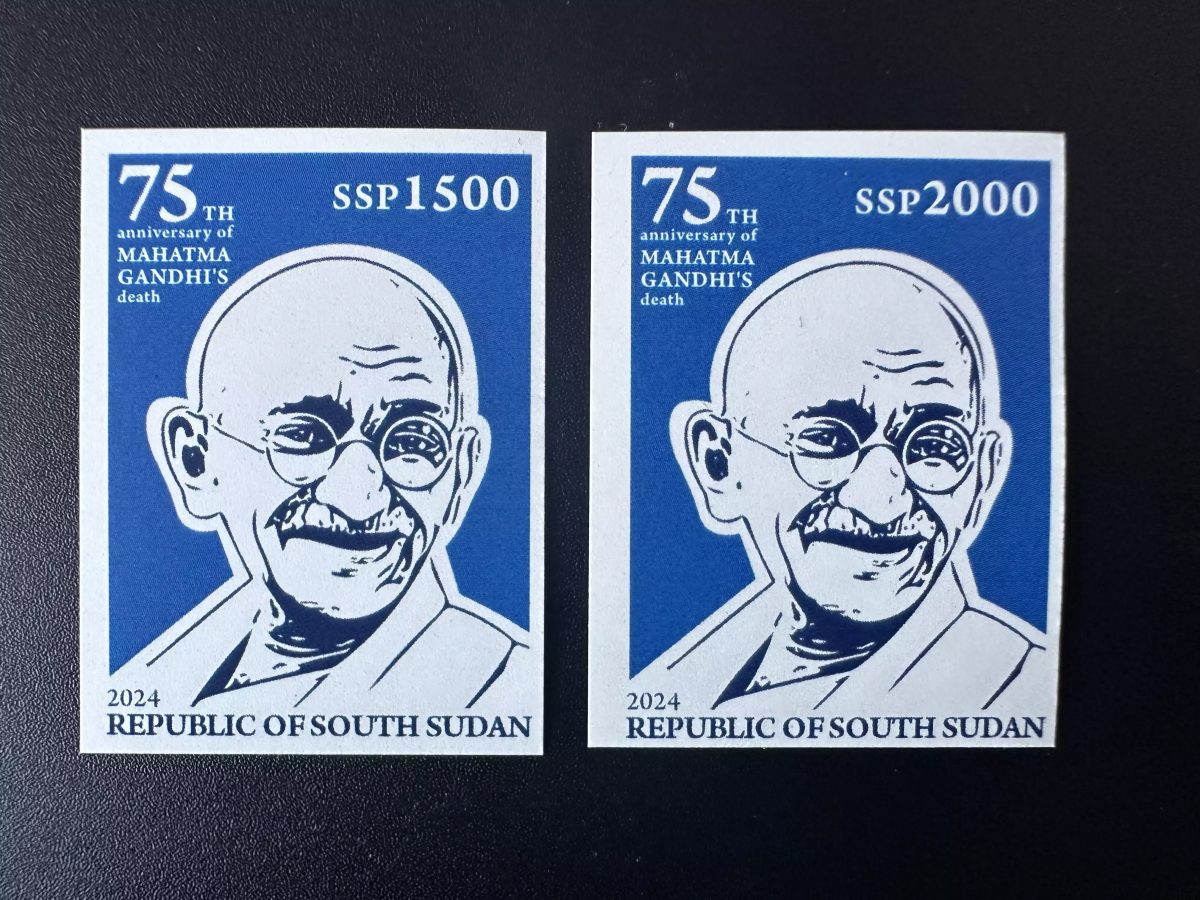 Sud-Soudan South Sudan 2024 Mi. 32 - 33 ND Mohandas Mahatma Gandhi Inde death