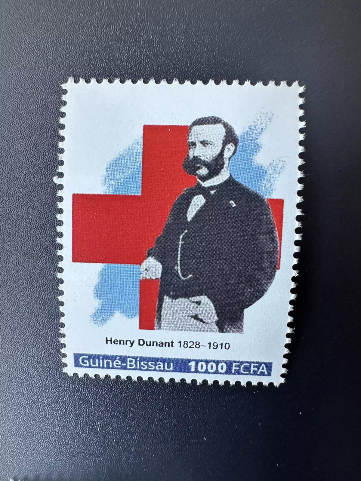 Guiné Bissau 2023 Mi. ? Personalized Henri Dunant Red Cross Croix Rouge stamp