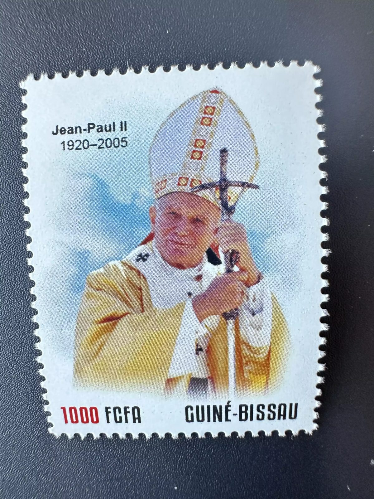 Guiné Guinea Bissau 2023 Mi. ? Personalized Pape Pope John Jean Paul II stamp