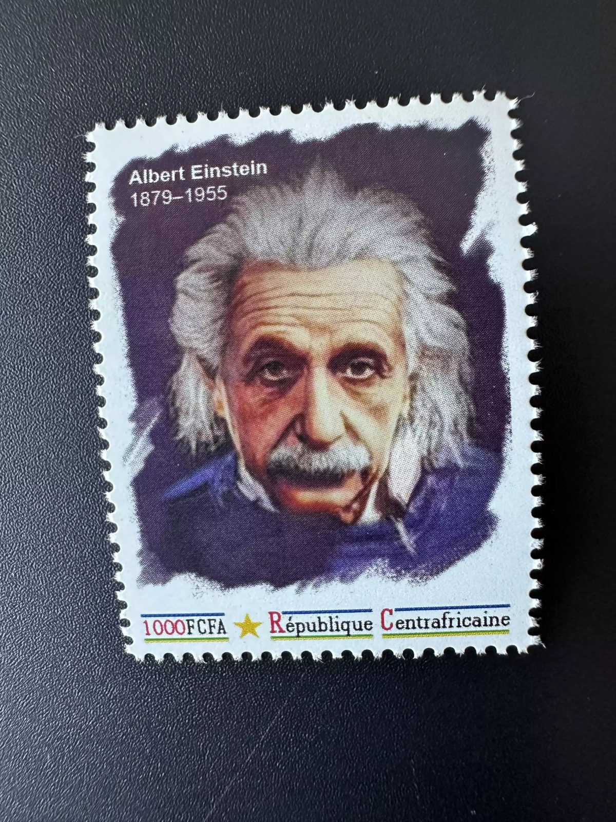 Centrafricaine Central Africa 2023 Mi. 16031 Personalized Albert Einstein stamp