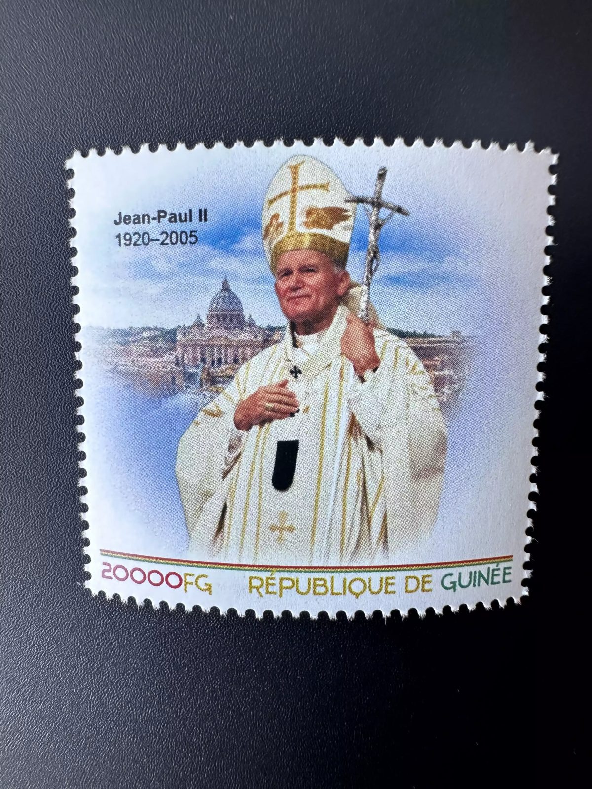 Guinée Guinea 2023 Mi. 18132 Personalized Pape Pope John Jean Paul II stamp