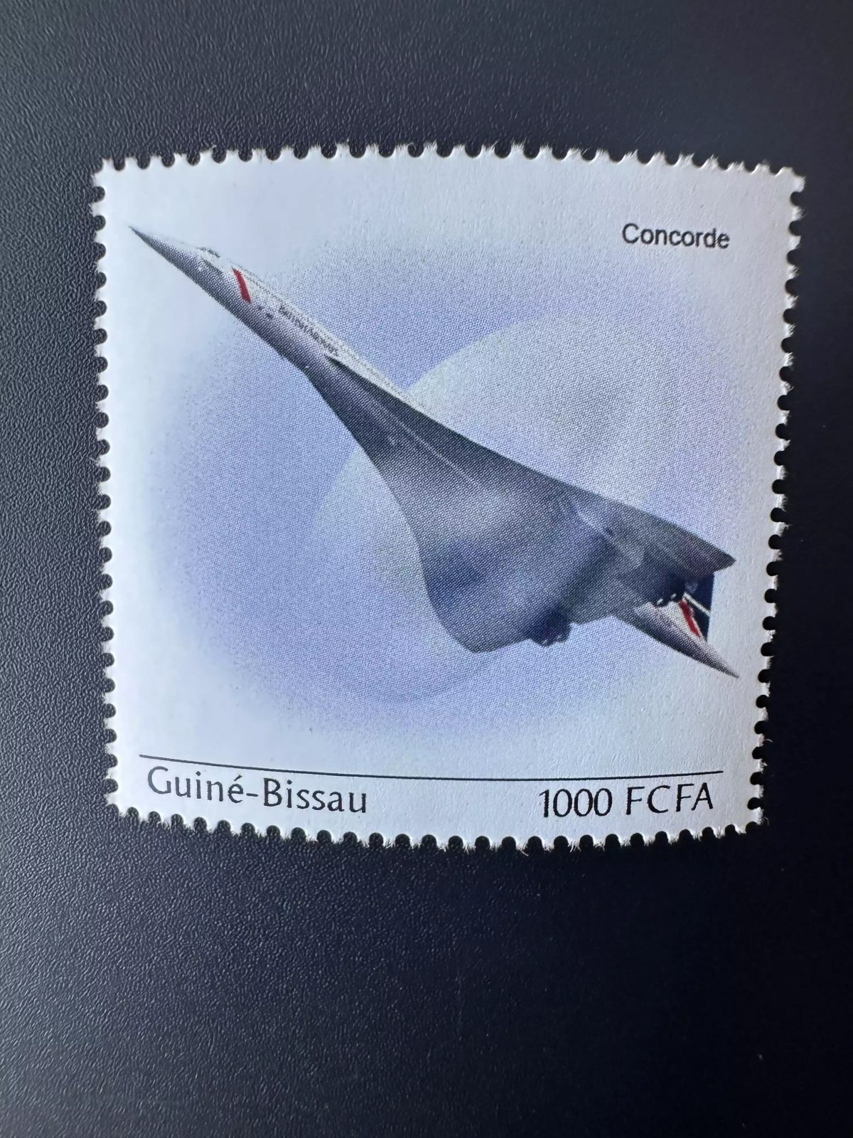 Guinea Bissau 2023 Mi.? Personalized Concorde Airplane Flugzeug stamp