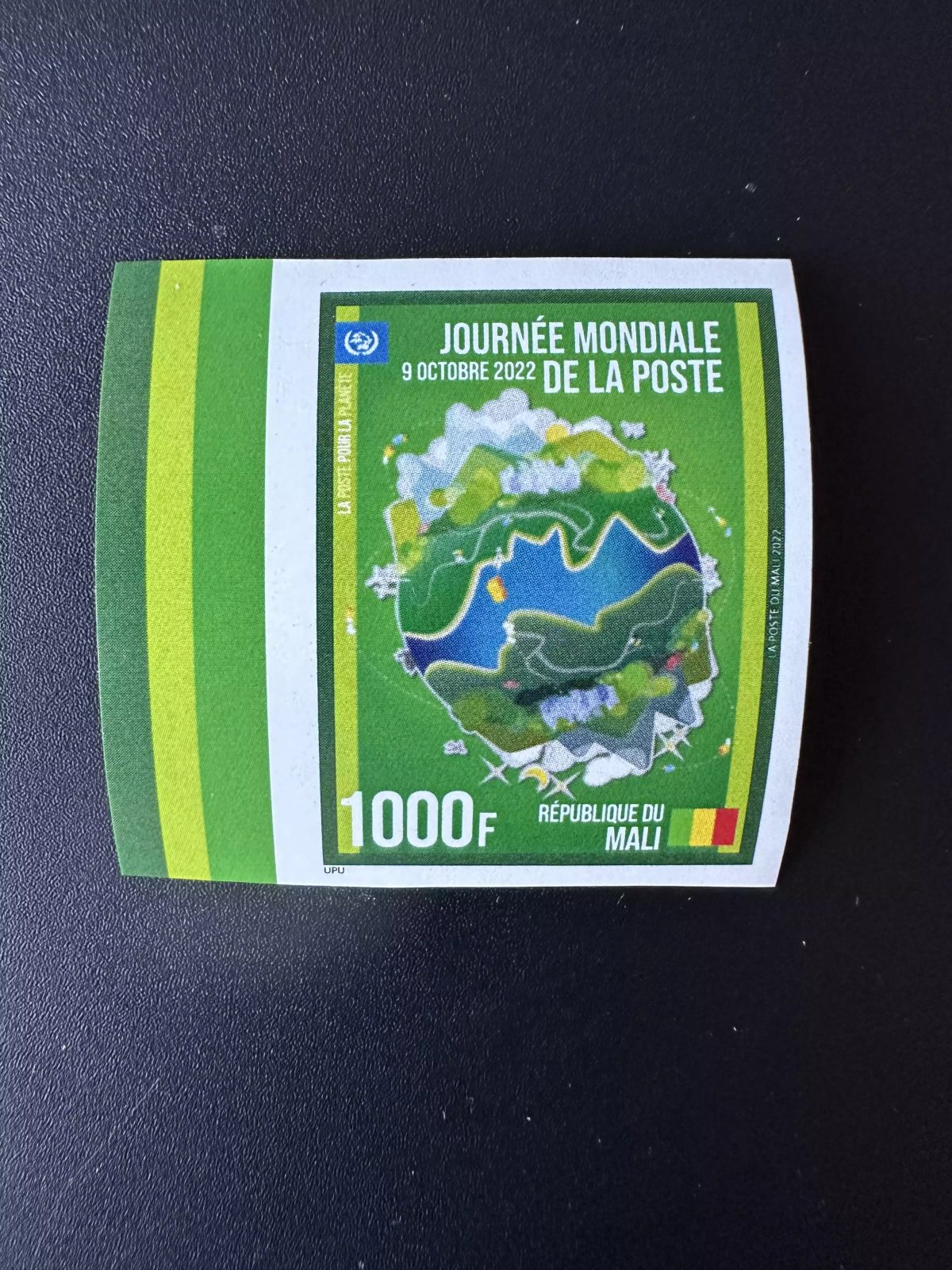 Mali 2022 Mi. ? ND Journée Mondiale Poste UPU Union Postale Emission commune