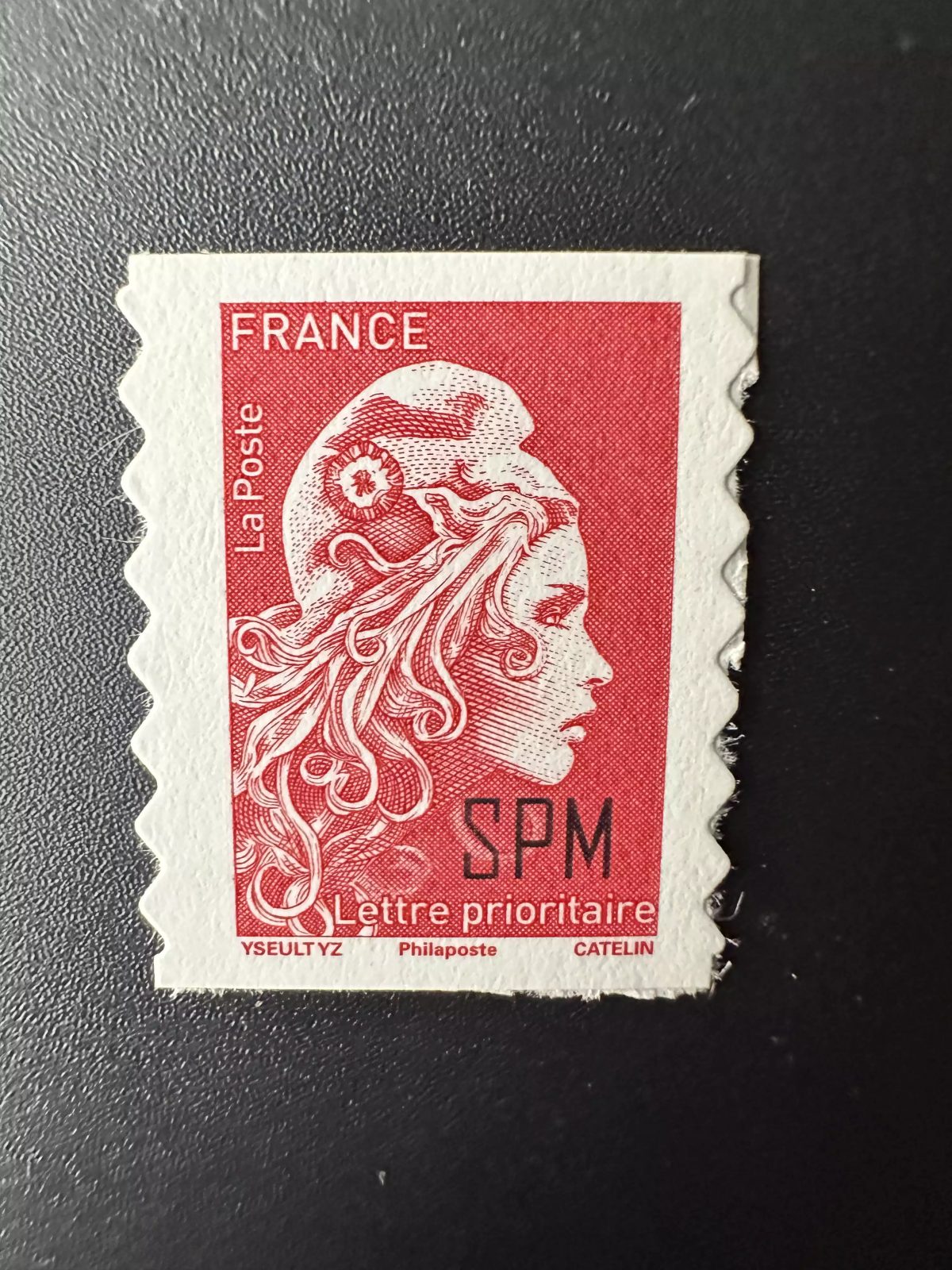 SPM St-Pierre-Et-Miquelon 2022 1 Heftmarke Marianne l'Engagée Selbstklebend