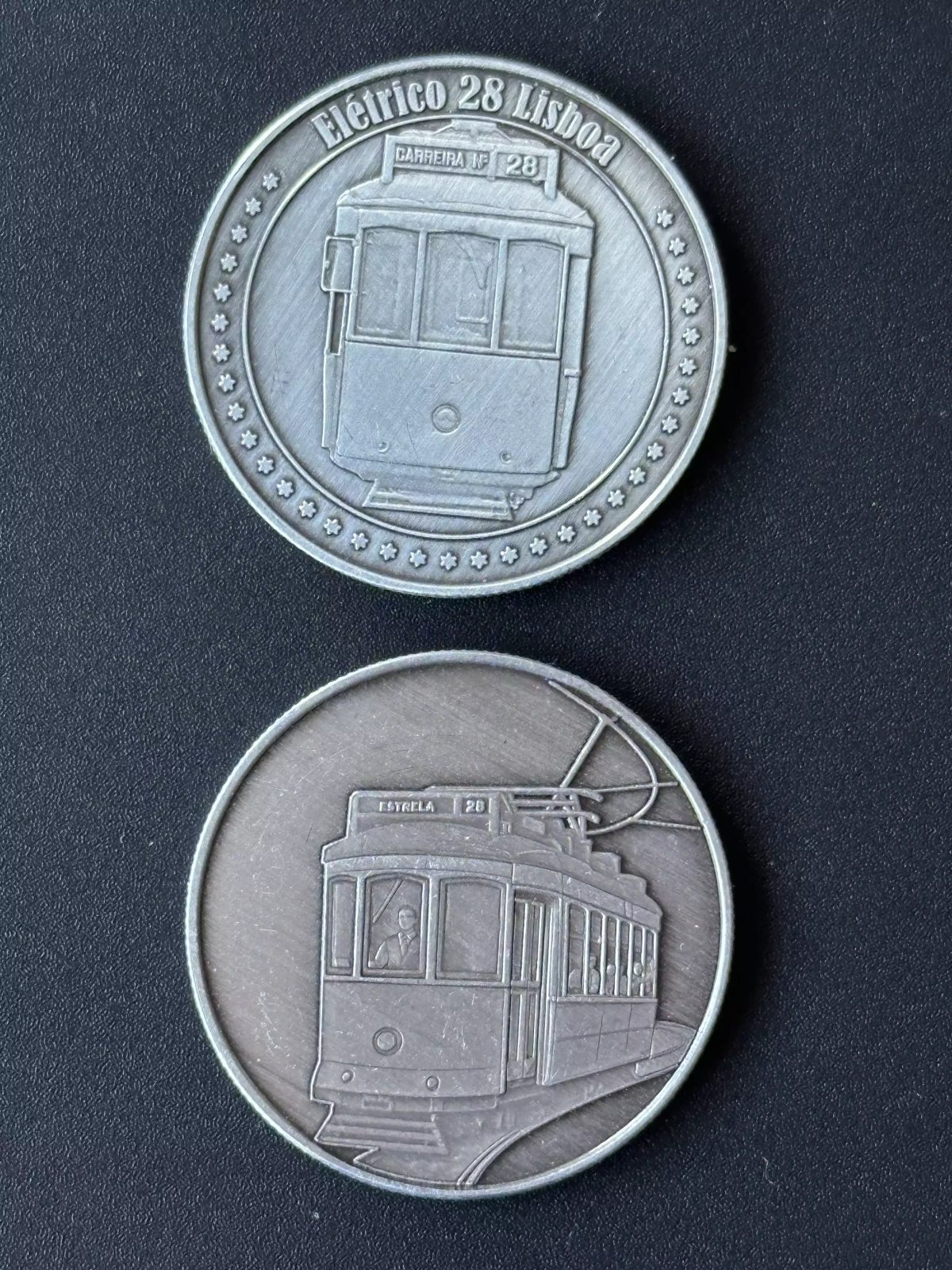 Gedenkmünze "Eletrico 28 Lisboa" Silber