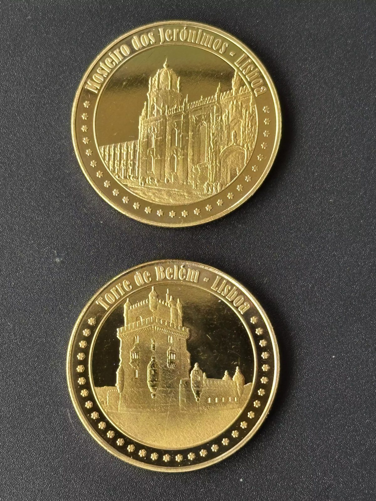 Gedenkmünze "Torre de Belem - Mosteiro dos Jeronimos Lisboa"