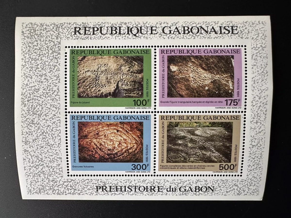 Gabun 1991 Mi. Bl. 68 Vorgeschichte Prehistory