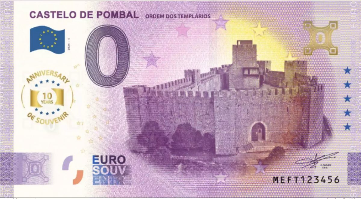 Souvenir 2025 Portugal Castelo de Pombal Tourist Ticket - Anniversary