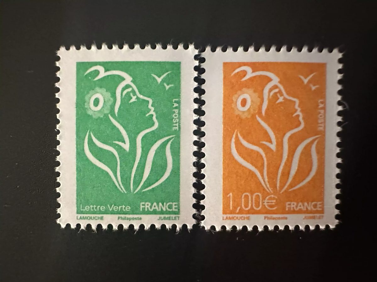 France 2025 Marianne Lamouche pair reissue Philaposte 2 val.