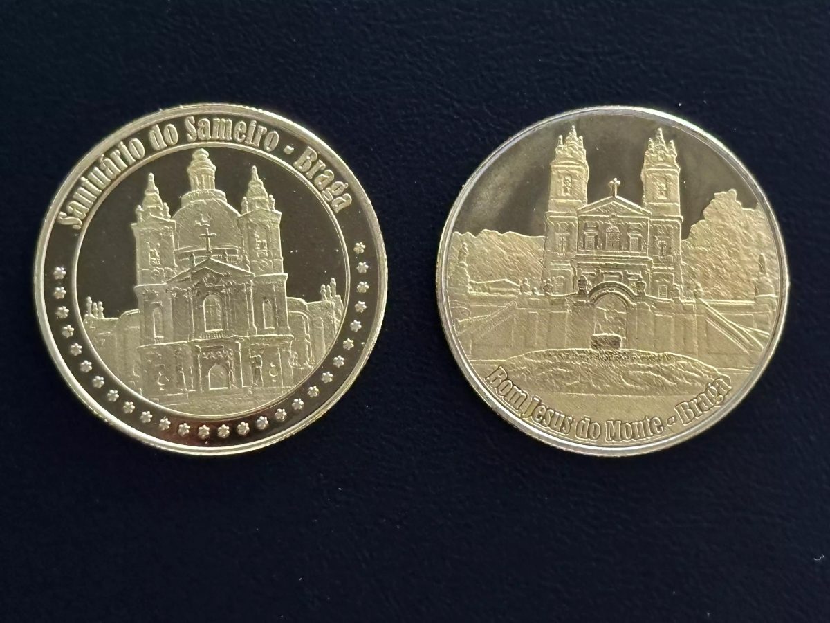 Medalha Souvenir "Santuario do Sameiro - Bom Jesus Braga"