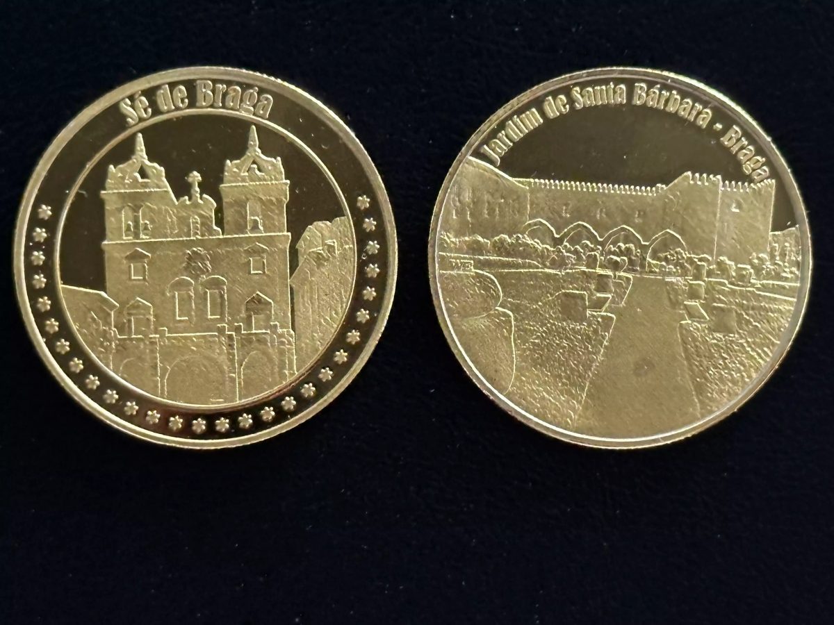 Gedenkmünze "Sé de Braga - Jardim de Santa Barbara"