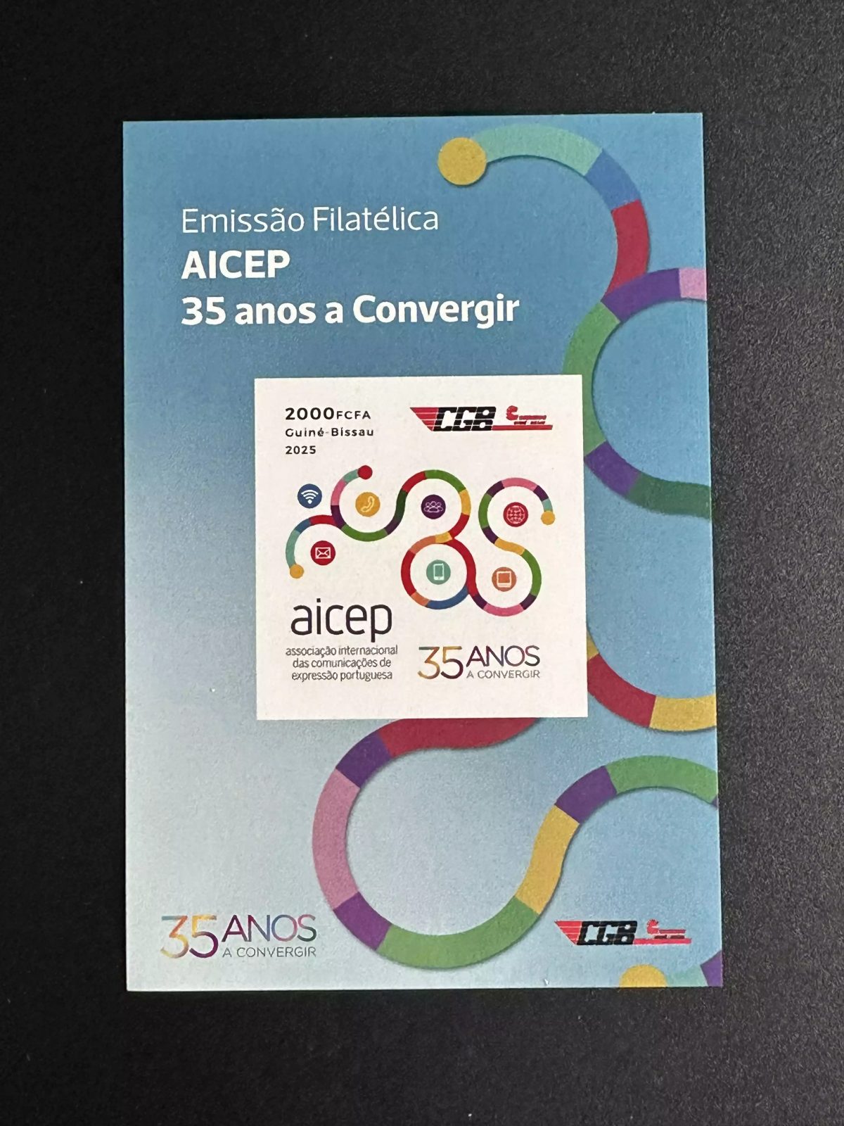 Guiné Bissau 2025 Mi. Bl. ? ND 35 Anos Years AICEP Joint Issue Emissions commune