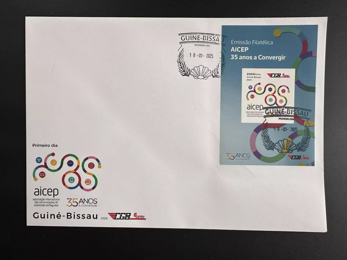Guinea-Bissau 2025 Mi. Bl. ? ND FDC 35 Jahre AICEP Gemeinschaftsausgabe