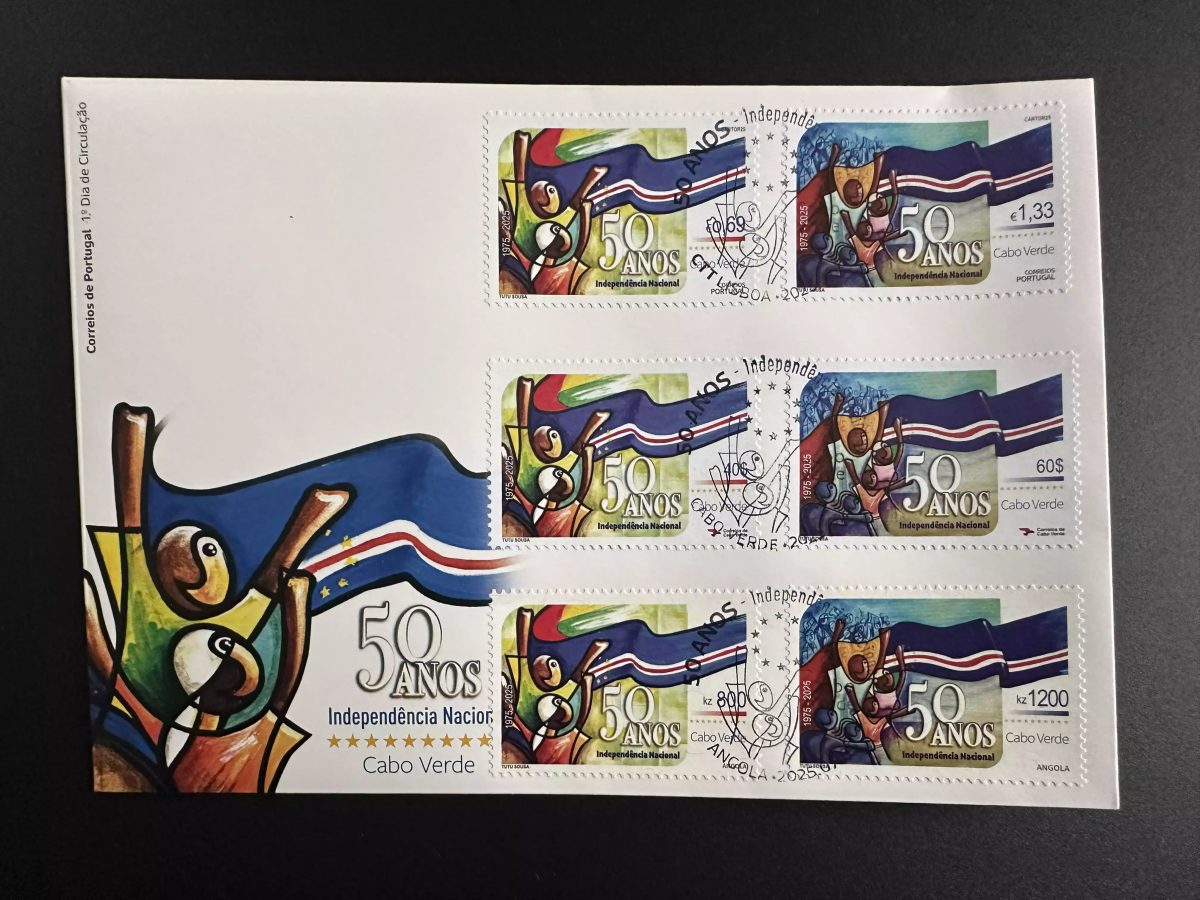 Portugal Angola Cabo Verde 2025 Mi. ? mixed FDC 50 Anos Independencia Nacional