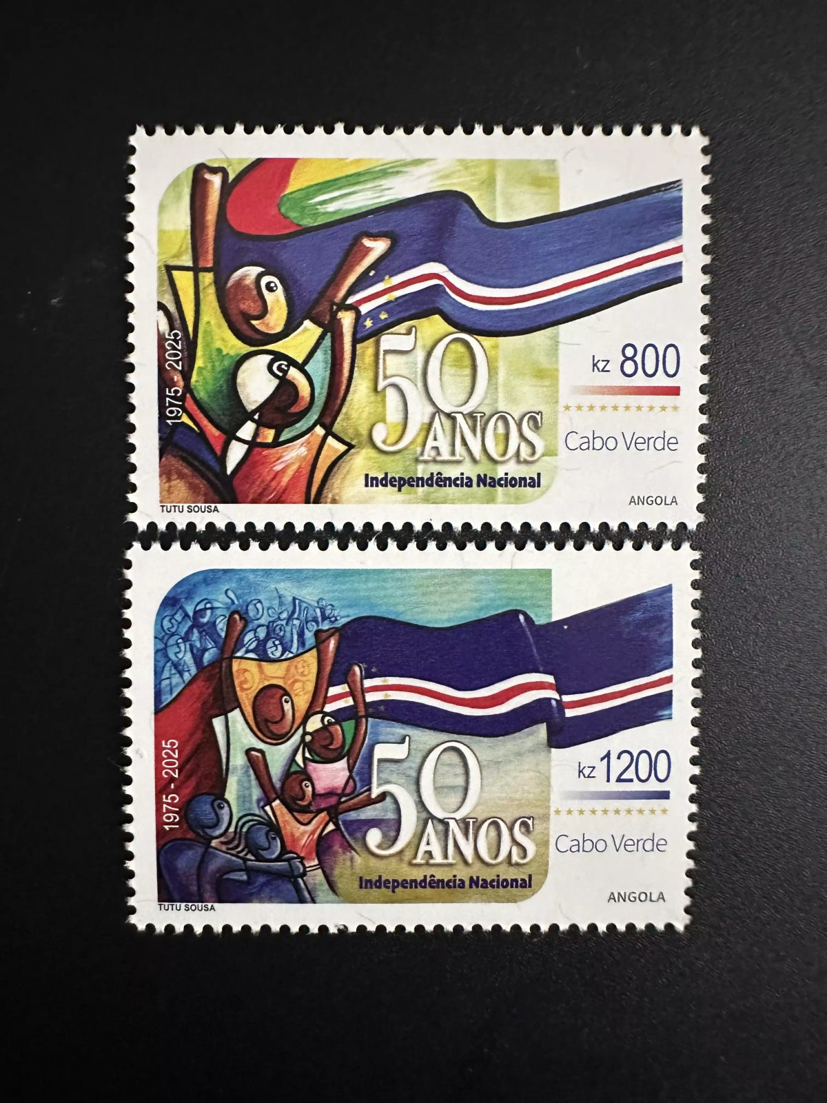 Angola 2025 Mi.? 50 Anos Independencia Nacional Joint issue