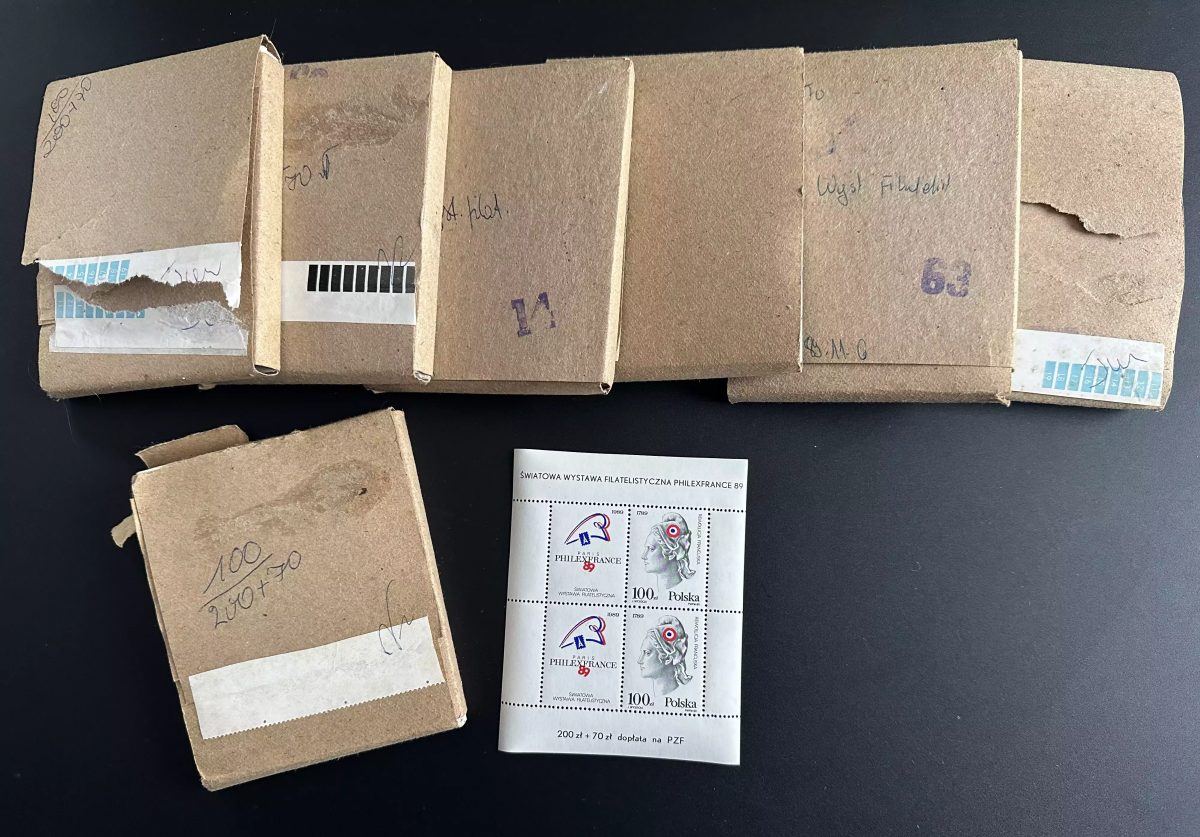 +/- 700x Polen Polska 1989 Mi. Bl 108 Philexfrance Französische Revolution