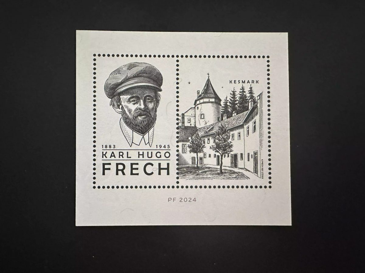 2024 Matej Gabris Gabrisnote PF Karl Hugo Frech Kesmark UNC SPECIMEN ESSAY