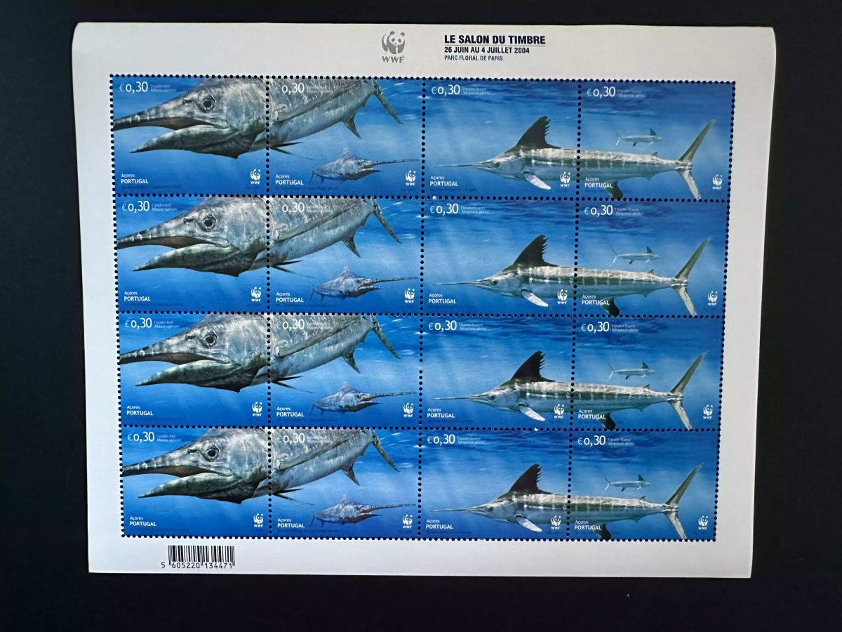 Portugal Azores 2004 Mi. 502 - 505 WWF Poisson Fisch Fish Peixe