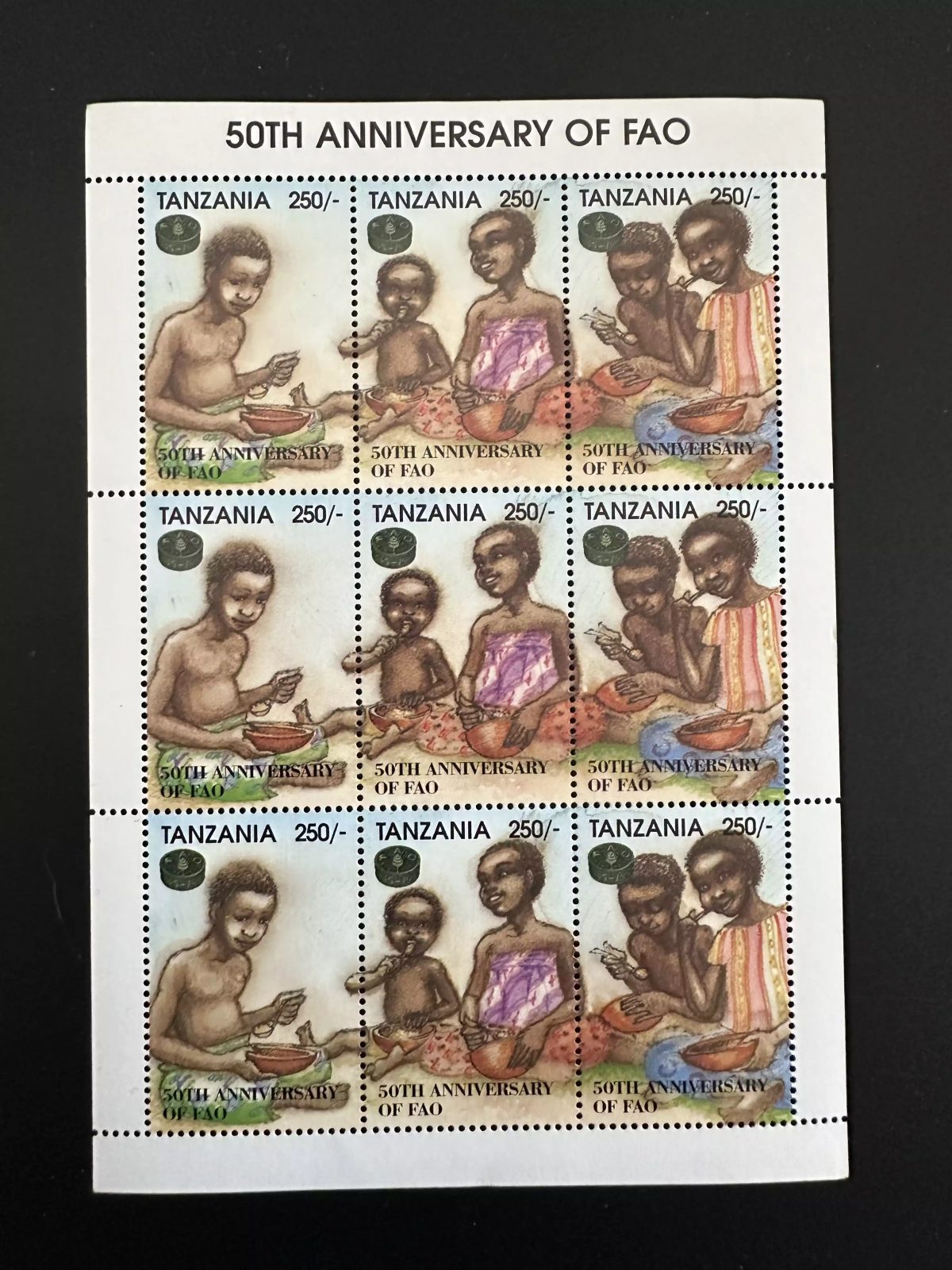 Tanzanie 1995 Mi. 2096 - 2098 FAO Agriculture Culture Arbre Fruit Alimentation