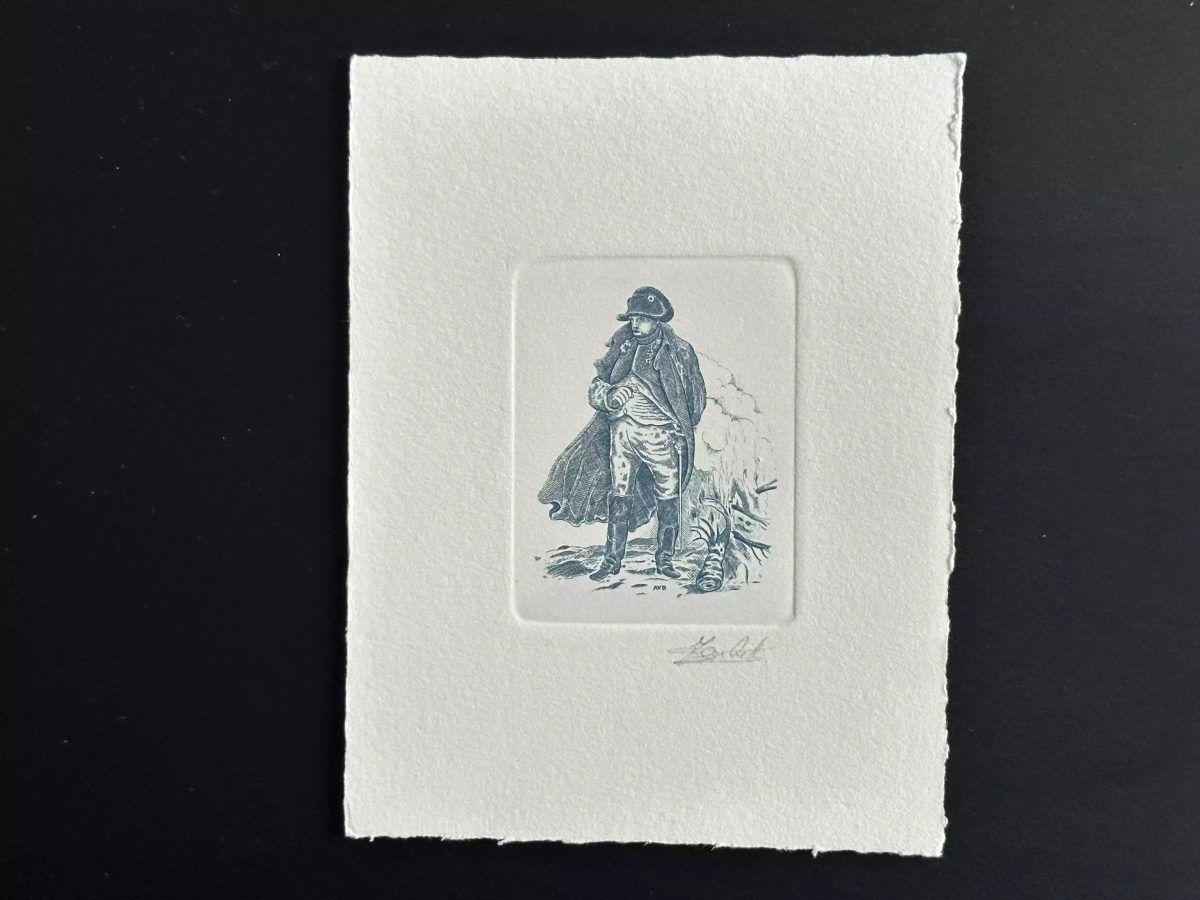 Belgique 1990 COB 2376 Epreuve d'artiste 1er jour FDC Napoléon Bonaparte bleu