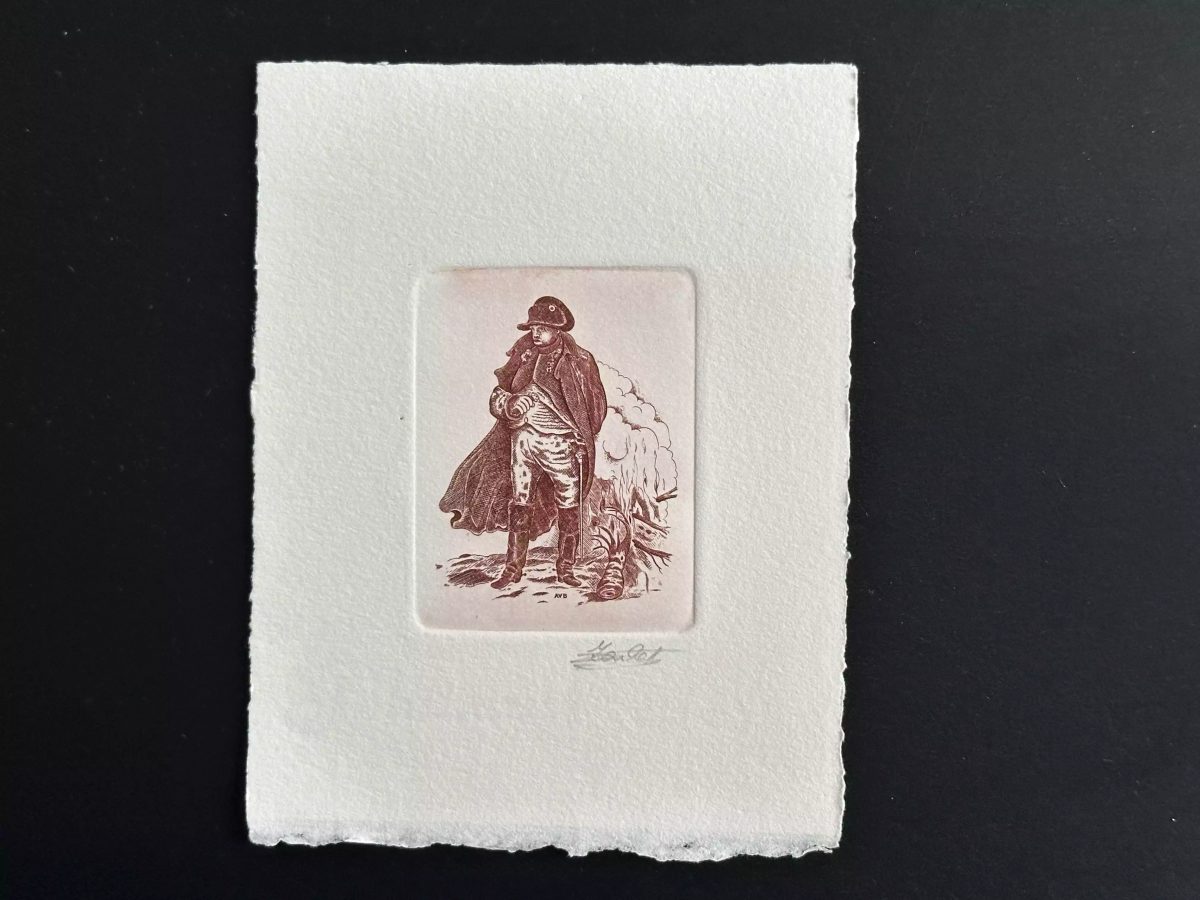 Belgique 1990 COB 2376 Epreuve d'artiste 1er jour FDC Napoléon Bonaparte rouge