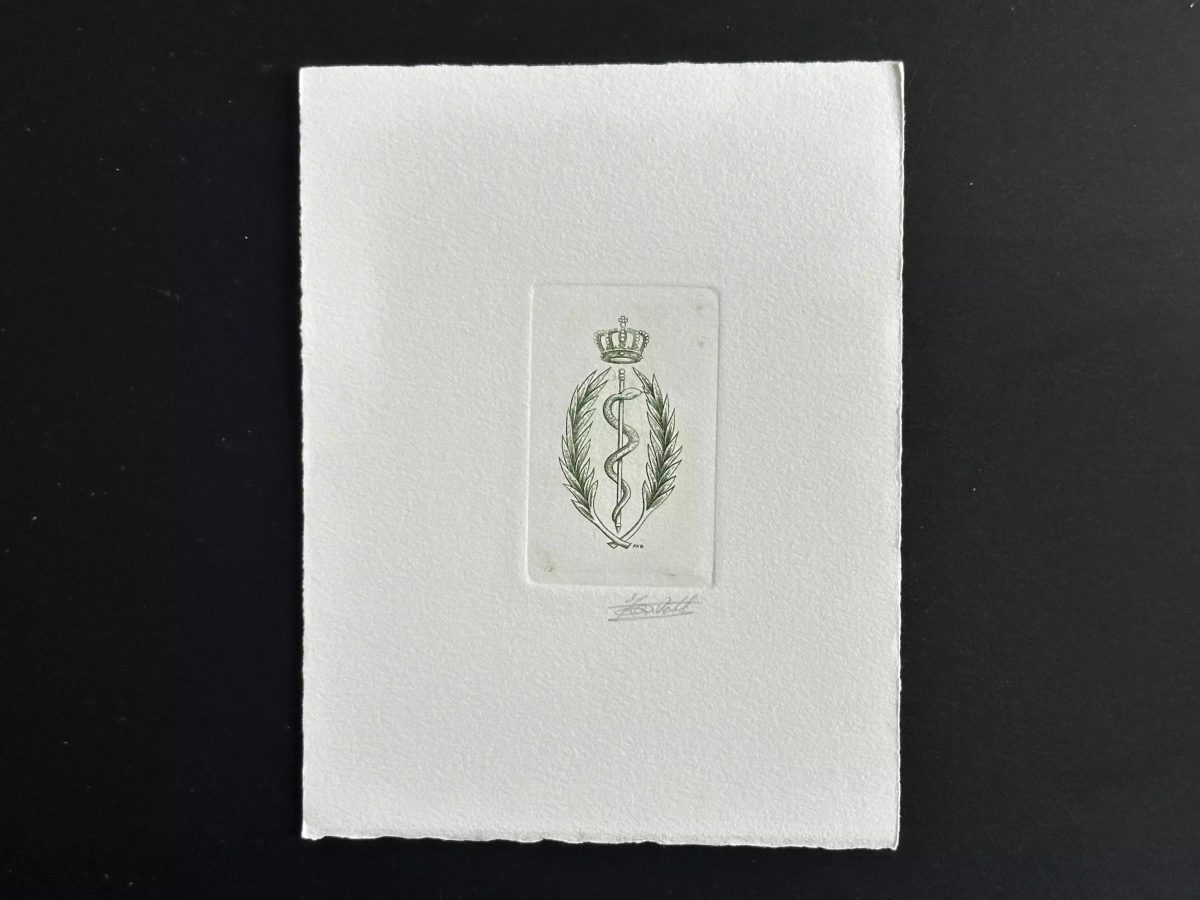 Belgique 1991 COB 2416 Epreuve d'artiste FDC Serpent  médecine Bruxelles vert