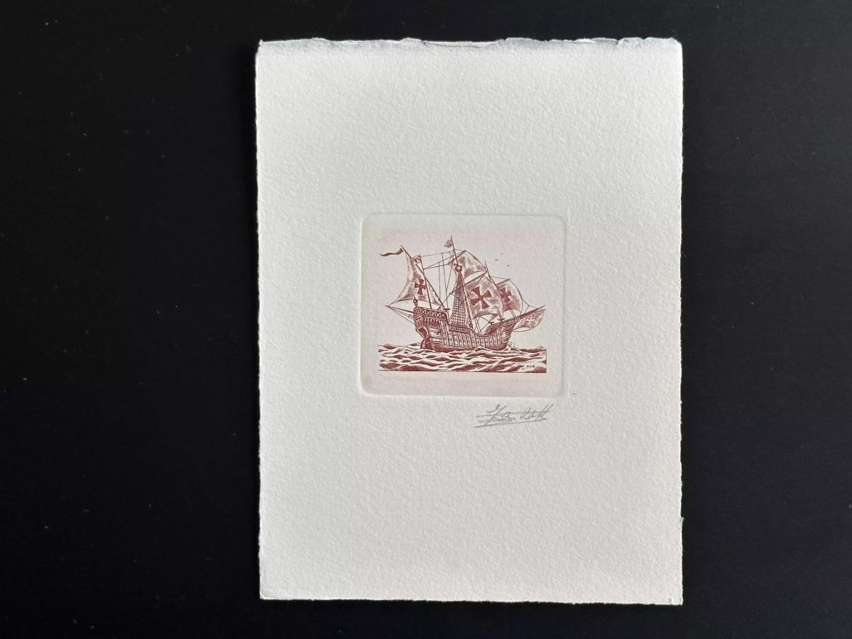 Belgique 1992 COB 2455 Epreuve artiste FDC Colomb Caravelle Europa rouge