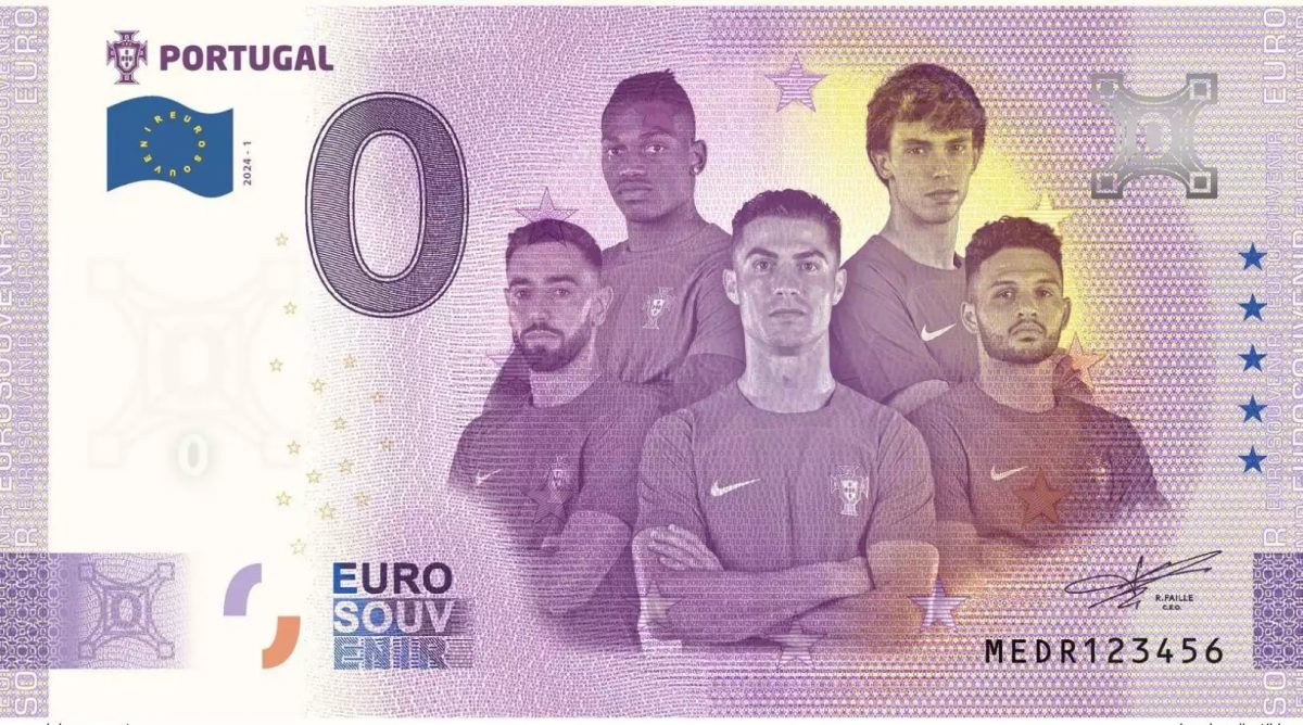 Billet touristique 2026 Portugal FPF Ronaldo Fernandes Leao Felix Ramos